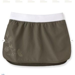 Lole Athletic/Running Skort - Floral Appliqué